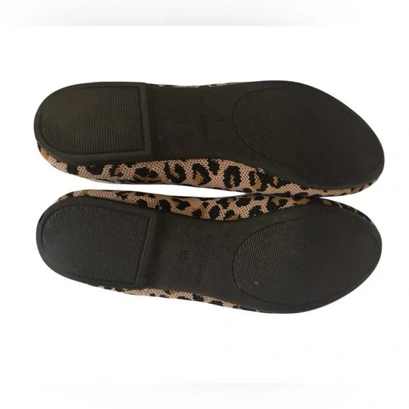 Steve Madden Leopard Sabin Fabric Knit Flat Women Size 9.5 - Picture 7 of 9